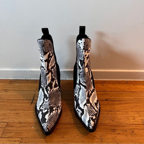 ZARA Crocodile Boots Sz 7 - Picture 2 of 3